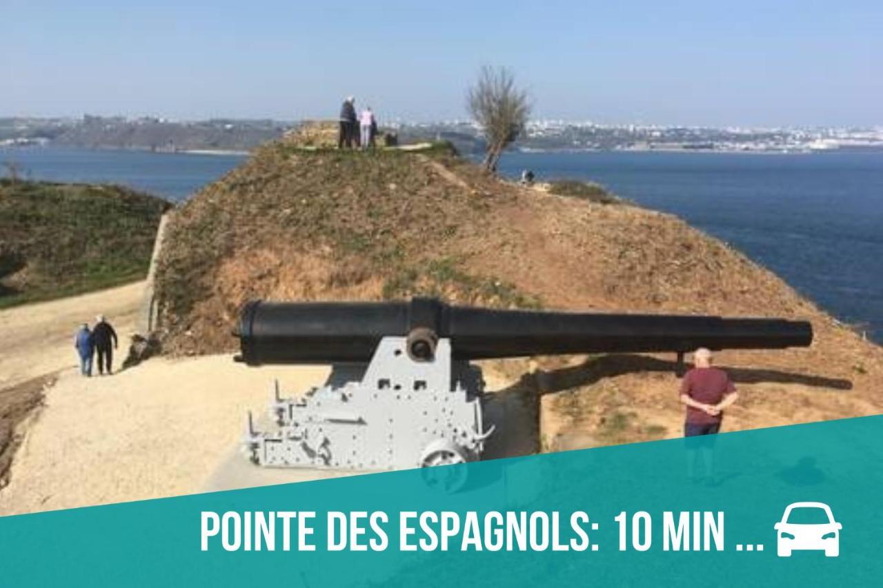 Maison Spacieuse A Deux Pas De La Plage Roscanvel Dış mekan fotoğraf